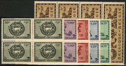 België 625/30 ** - Vijfde Orval - Sierletters - Lettrines - Blok Van 4 - Unused Stamps