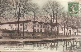ROANNE (42) Nouvelle Papeterie Sur Le Canal En 1913 - Roanne