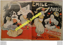 1903 LE SOURIRE - Journal Humoristique - Dessins De  GRUN  ET QUINEL -  EMILE CHEZ LES ARBIS - ETC .... - 1900 - 1949