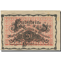 Billet, Autriche, Leiben, 20 Heller, Chateau 1, 1920-12-31, SPL, Mehl:FS 509 - Autriche