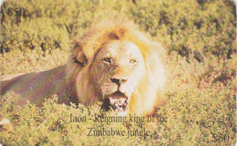 Zimbabwe, ZIM-25, $50, Lion, 2 Scans. - Simbabwe