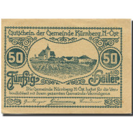 Billet, Autriche, Kürnberg, 50 Heller, Paysage 1920-12-31, SPL Mehl:FS 490a - Autriche