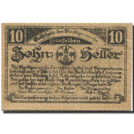 Billet, Autriche, Leonfelden, 10 Heller, Place 1920-08-31, SPL, Mehl:FS 514 - Autriche