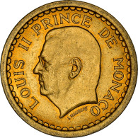 Monnaie, Monaco, 2 Francs, 1943, Paris, SUP+, Cupro-Aluminium, Gadoury:134 - 1922-1949 Louis II