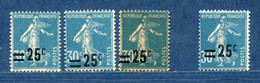 ⭐ France - Variété - YT N° 217 - Couleurs - Pétouilles - Neuf Sans Charnière - Droite Avec Charnière - 1926 ⭐ - Nuevos