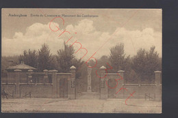 Auderghem - Entrée Du Cimetière Et Monument Des Combattants - Postkaart - Auderghem - Oudergem