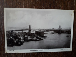 L38/829 NEW YORK CITY - Williamsburg Bridge - Ponti E Gallerie