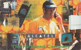 Delcampe - Zimbabwe, ZIM-32, $50, Alcatel 50, 2 Scans. - Simbabwe