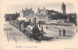 Loches      37      La Gare  Train    ND 17     (scan) - Loches