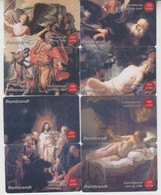 CHINA ART REMBRANDT 4 PUZZLES OF 8 CARDS - Pittura