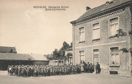 WICHELEN - Gemeente School - Ecole Communale - Carte Très Animée - Wichelen