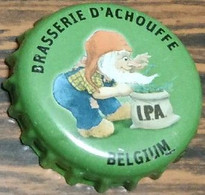 Belgique Capsule Bière Beer Crown Cap Brasserie D'Achouffe Chouffe IPA Verte SU - Cerveza