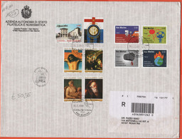 SAN MARINO - 2008 - Centenario Dell'Inter + Anno Internazionale Del Pianeta Terra + 175º Anniversario Del Primo Ufficio - FDC