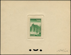 SARRE Poste EPT - 315, épreuve D'atelier En Vert (n° 1311): 500f. Eglise St. Louis - Unclassified