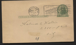 UX27 UPSS S37B Postal Card New York NY 1924 Cat. $11.00 - 1921-40