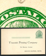 UX27 UPSS S37B Postal Card PLATE FLAW 1921-23 - 1921-40