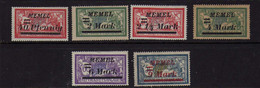 Memel (1922) - Timbres De France Surcharge - Neuf* MH - Unused Stamps