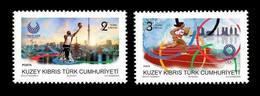 Turkish Cyprus 2021 Mih. 876/77 Olympic And Paralympic Games In Tokyo. Athletics. Basketball MNH ** - Ungebraucht