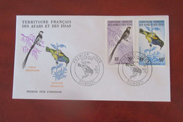 TERRITOIRE FRANCAIS Des AFARS Et ISSAS Oiseaux   21 11  1975    Enveloppe FDC 1er Jour  Djibouti - Covers & Documents