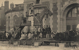 10 TROYES  Cavalcade Du Mardi-Gras 1912 -  Le Cheval De Troie Portant Carnaval II - Troyes
