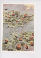 Claude Monet 1840-1926 - Ninfee Rosse (Nymphéas Roses) Cp Vierge - Peintures & Tableaux