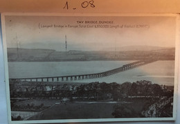 Cp écrite En 1951,Tay Bridge, Dundee (Angus) ECOSSE SCOTLAND, Ed E.T.W Dennis, - Angus