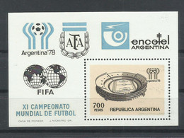 ARGENTINA  YVERT   H/B  18   MNH  ** - Blokken & Velletjes