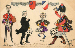 Politique Politica * CPA Illustrateur Satirique EGOR Egor 1903 * LA GIGUE * Danse Dancing Dancers * - Satirische