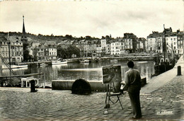 Honfleur * Le Pittoresque Vieux Bassin * Peintre Peinture - Honfleur