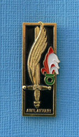 1 PIN'S //  ** LÉGION / Lt C AMILAKVARI / ÉCOLE SPÉCIALE MILITAIRE SAINT-CYR / 1954-1956 ** . (CEC - ID Premier) - Militaria