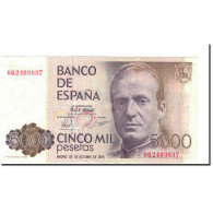 Billet, Espagne, 5000 Pesetas, 1979, 1979-10-23, KM:160, TTB+ - [ 4] 1975-…: Juan Carlos I.