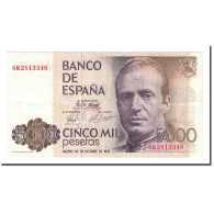 Billet, Espagne, 5000 Pesetas, 1979, 1979-10-23, KM:160, TTB+ - [ 4] 1975-… : Juan Carlos I