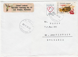 Romania 2001 Letter To Bulgaria - Cartas & Documentos