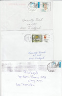 Bulgaria 3 Domestic Letters - Covers & Documents
