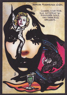 CPM Absinthe Tirage Signé 30 Exemplaires Numérotés Signés Par JIHEL Marilyn Monroe Péladan. - Bandes Dessinées