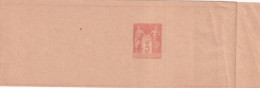 1882 - TYPE SAGE - BANDE ENTIER POSTAL 3c NEUVE - Striscie Per Giornali