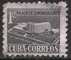 Cuba - Construcción Edificio Postal - Año1952 - Catalogo Yvert N.º 0353 - Usado - - Oblitérés