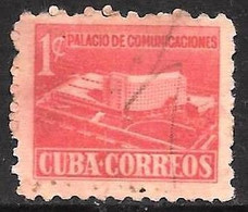 Cuba - Construcción Edificio Postal - Año1957 - Catalogo Yvert N.º 0447 - Usado - - Usati