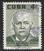 Cuba - Federico Domínguez Roldan - Año1958 - Catalogo Yvert N.º 0475 - Usado - - Usati