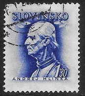 Eslovaquia - Mgr Andrej Hlinka - Año1943 - Catalogo Yvert Nº 0086 - Usado - - Gebraucht