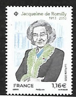 France 2020 - Yv N° 5380 ** - Jacqueline De Romilly - Unused Stamps