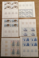 RC 21268 TAAF COTE 44,60€ LOT DE 6 BLOCS DE 4 DIFFERENTS NEUF ** MNH - Unused Stamps