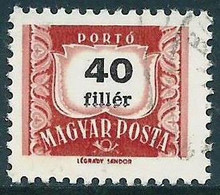 Hungría - Taxas - Año1958 - Catalogo Yvert N.º 0227 - Usado - Taxas - Revenue Stamps