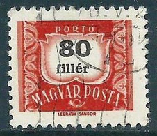 Hungría - Taxas - Año1958 - Catalogo Yvert N.º 0231 - Usado - Taxas - Revenue Stamps