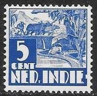 Indias Holandesas - Bueyes Y Plantaciones Arroz - Año1934 - Catalogo Yvert N.º 0185 - Usado - - Netherlands Indies