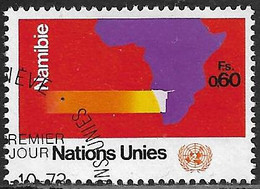 Naciones Unidas - Ginebra - Namibia - Año1973 - Catalogo Yvert N.º 0034 - Usado - - Used Stamps