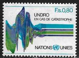 Naciones Unidas - Ginebra - Coordinación Naciones Unidas - Año1979 - Catalogo Yvert N.º 0081 - Usado - - Oblitérés