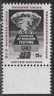Naciones Unidas - New York - Por Ensayos Nucleares - Año1964 - Catalogo Yvert N.º 0129 - Usado - - Oblitérés