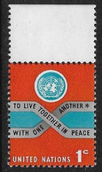 Naciones Unidas - New York - Serie Básica - Año1965 - Catalogo Yvert N.º 0141 - Usado - - Usados