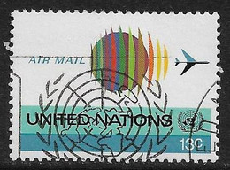 Naciones Unidas - New York - Serie Básica - Año1974 - Catalogo Yvert N.º 0019 - Usado - Aéreo - Poste Aérienne